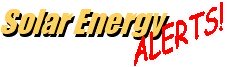 Solar Energy Alerts Newsletter